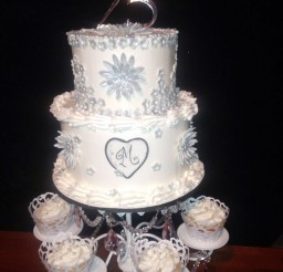 1024x1365px 25th Wedding Anniversary Cake Picture in Wedding Cake