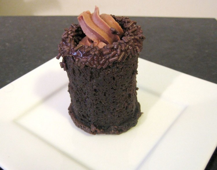 Both Chocolate Cake Shooter Picture in Chocolate Cake
