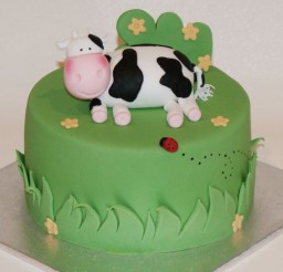 1024x685px Cow Birthday Cakes Design Picture in Birthday Cake