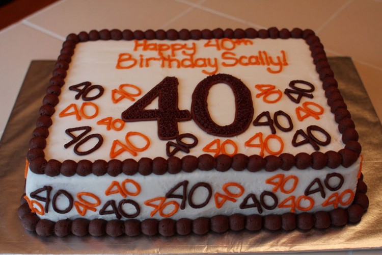 40th Birthday Cakes For Men Picture in Birthday Cake