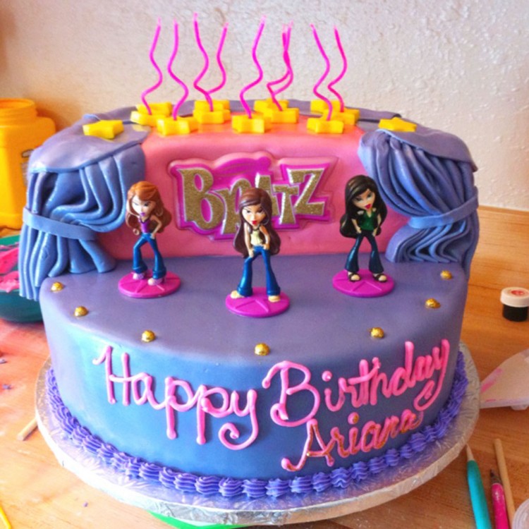 Bratz Birthday Cake Picture in Birthday Cake