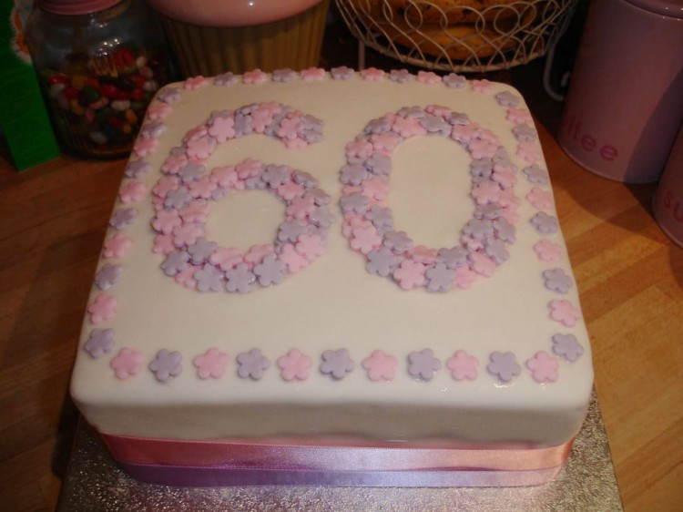 Cheap 60th Birthday Cake Ideas Picture in Birthday Cake