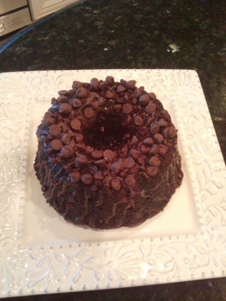 Chocolate Chip Fudge Bundt Cake Picture in Chocolate Cake