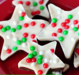 1024x1433px Delicious Double Chocolate Star Christmas Bark On Lilluna Picture in Chocolate Cake