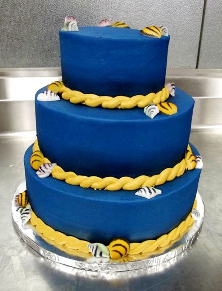 Nautical Theme Wedding Cake Picture in Wedding Cake