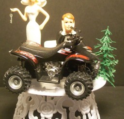 1024x1286px Sporty ATV Wedding Cake Topper Picture in Wedding Cake