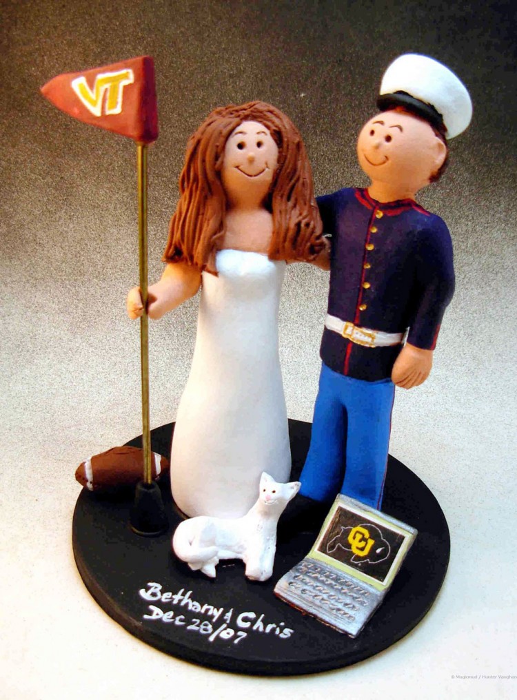 Unique For Marine Wedding Cake Toppers Picture in Wedding Cake
