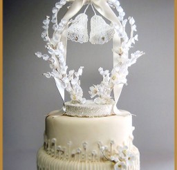1024x1365px Vintage Wedding Bells Cakes Topper Picture in Wedding Cake
