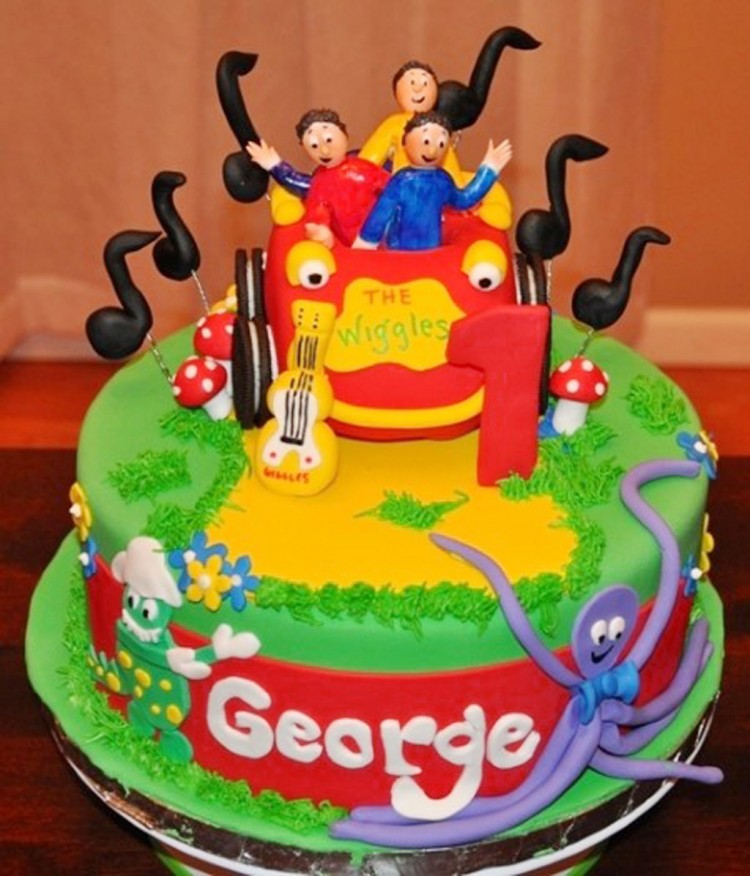 Wiggles Birthday Cake For Kids Picture in Birthday Cake