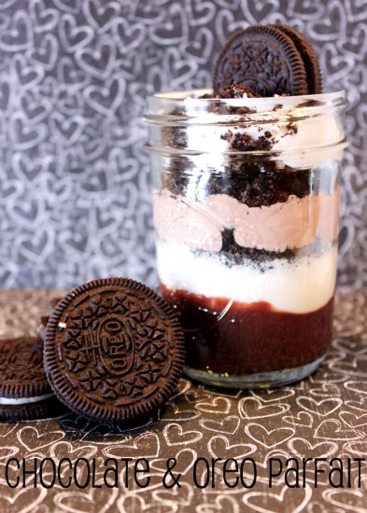 Chocolate Oreo Parfait Picture in Chocolate Cake