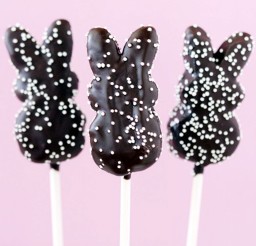 1024x1024px Chocolate Peeps On A Stick Picture in Chocolate Cake