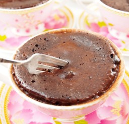 1024x1076px Molten Chocolate Cake In A Mug Recipe Picture in Chocolate Cake