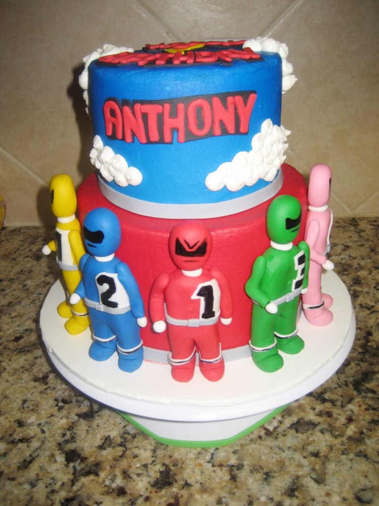Power Rangers Childrens Birthday Cakes Picture in Birthday Cake
