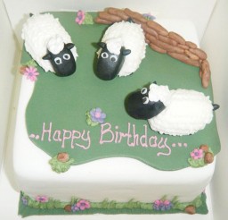 1024x683px Sheep Birthday Cake Picture in Birthday Cake