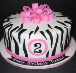 1024x768px Zebra Print Birthday Supplies Picture in Birthday Cake