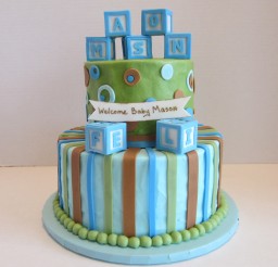 3200x2400px Baby Blocks Cake Picture in Cake Decor