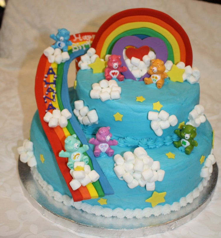 Care Bears Cake Picture in Birthday Cake