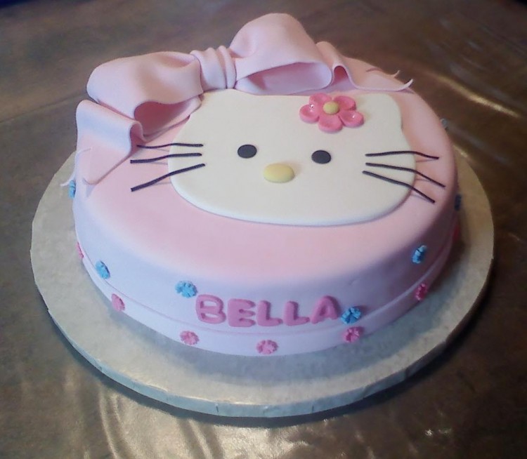 Hello Kitty Cake Decorating Picture in Birthday Cake