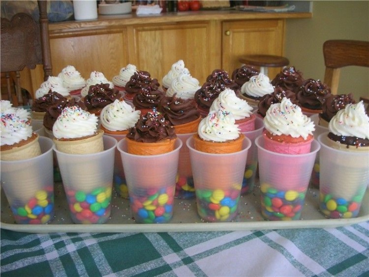 Ice Cream Cone Cupcake Holder Picture in Cupcakes