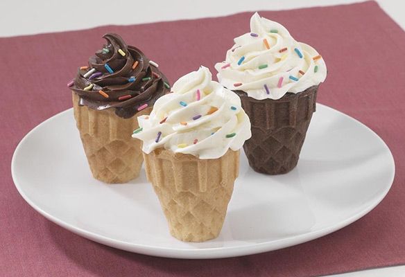 Ice Cream Cone Pan Picture in Cupcakes